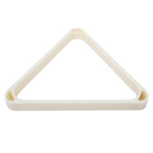 Soporte triangular de estilo vintage para mesas de billar y snooker. Herramienta de juego de billar de plástico premium con esquinas reforzadas