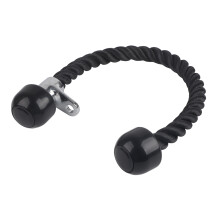 Cuerda de tríceps de alta resistencia para entrenamiento de la parte superior del cuerpo. Construcción de cuerda trenzada con tope de goma de