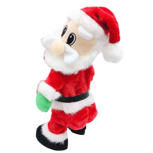 Animovaný vánoční Santa Cla, zábavný zpívající tančící Santa s interaktivní hudbou, elektrická hračka, tančící vánoční hračka s