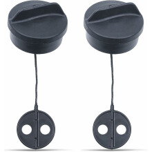 Bouchon de réservoir d'essence pour tronçonneuse Poulan, pièce de rechange non originale, compatible avec les modèles FS80, FS81 et FS85, en PVC