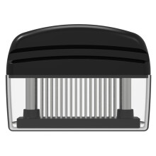 48 Blades Stainless Steel Meat Tenderizer Tool with Ultra Sharp Needle Blades for Steaks – Black