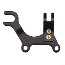 Adjustable Bike Disc Brake Mount Bracket Stainless Steel Frame Adapter for Front or Rear Wheel 22mm