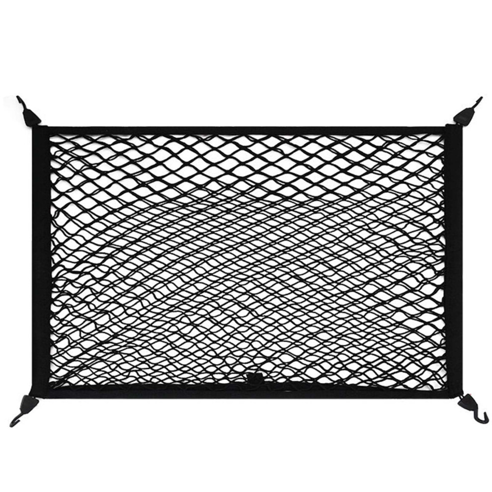 Car Boot Cargo Net For Vw Transporter T6 T6.1 20152023 Adjustable Elastic Large Capacity Trunk Organizer 70X50cm Double Layer 9001264566807