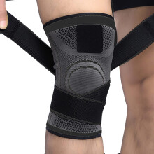 Joelheira para melhor circulação sanguínea, compressão e tecido respirável que garantem estabilidade e proteção para alívio da artrite e