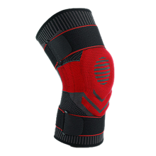 Kompressions-Kniebandage zur Linderung von Knieschmerzen, verstellbare Manschette mit Silikonbändern für verbesserte Stabilität und