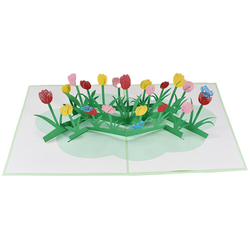 Romantische 3D-Pop-up-Karte mit bedeutungsvoller Botschaft