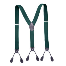 Suspenders Adjustable Chains for Men and Women Formal Wedding Photo Props Army Green