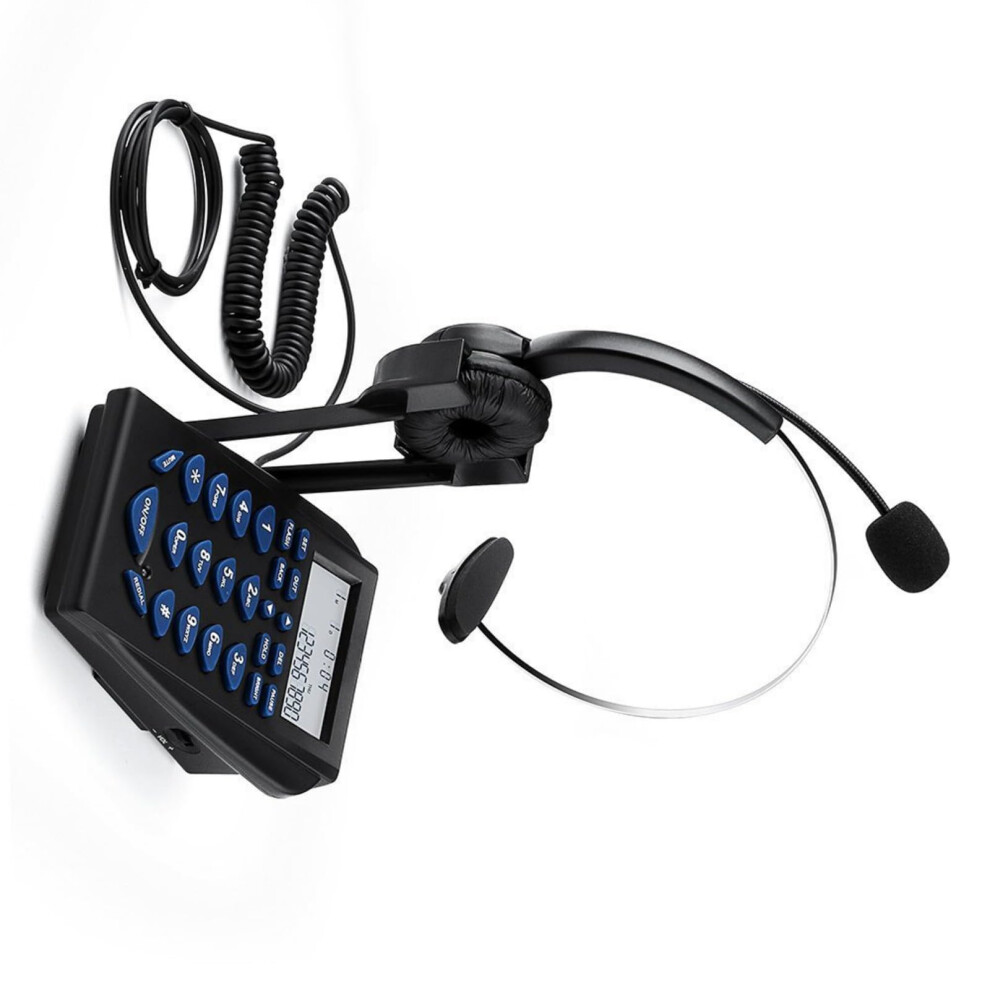 Call Center Headset With Noise Cancelling Microphone, Adjustable Volume, Wired For Business Use 9001264567620
