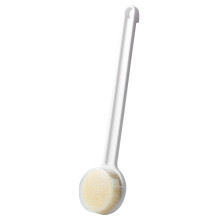 Escova esfoliante corporal, design para secagem ao ar livre para maior higiene, possui cabo longo para acesso a todo o corpo, cerdas macias para