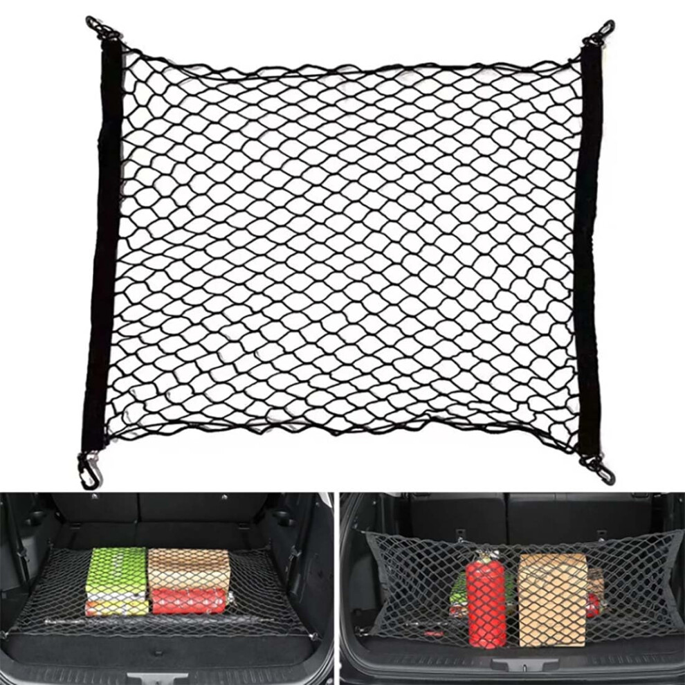Car Trunk Organizer For Honda Crv Mk5 20172022, Elastic Nylon Cargo Net Rear Mesh Luggage Storage 9119770384683