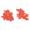 Zahlenbrettspielstücke, Kunststoff, solide, 9