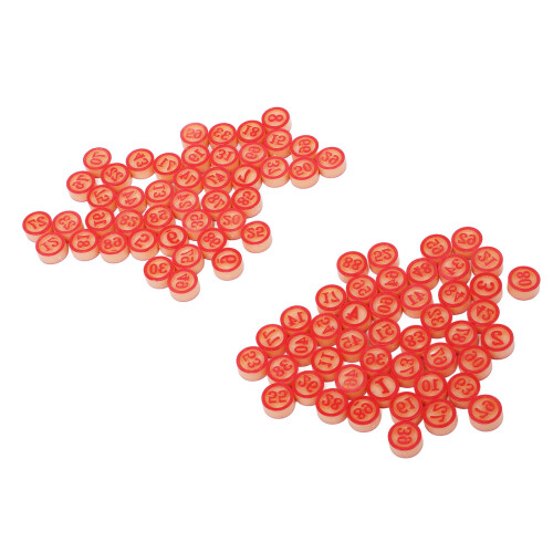 Zahlenbrettspielstücke, Kunststoff, solide, 2