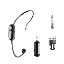 Wireless Microphone Headset 2.4G Long Range 30M for Teaching, Speakers, Karaoke, Outdoor