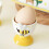 Ceramic Egg Cup with Embossed Bees Design, 2Pcs Bee Theme Spring Breakfast Tableware 5