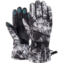 Guantes de esquí para deportes de invierno, impermeables, compatibles con pantallas táctiles, con forro térmico, puños ajustables y bolsillo con