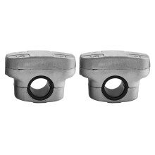 Hoogwaardige handgreepklem van aluminiumlegering voor grastrimmer, roestvrije klem garandeert duurzaamheid en een lange levensduur in