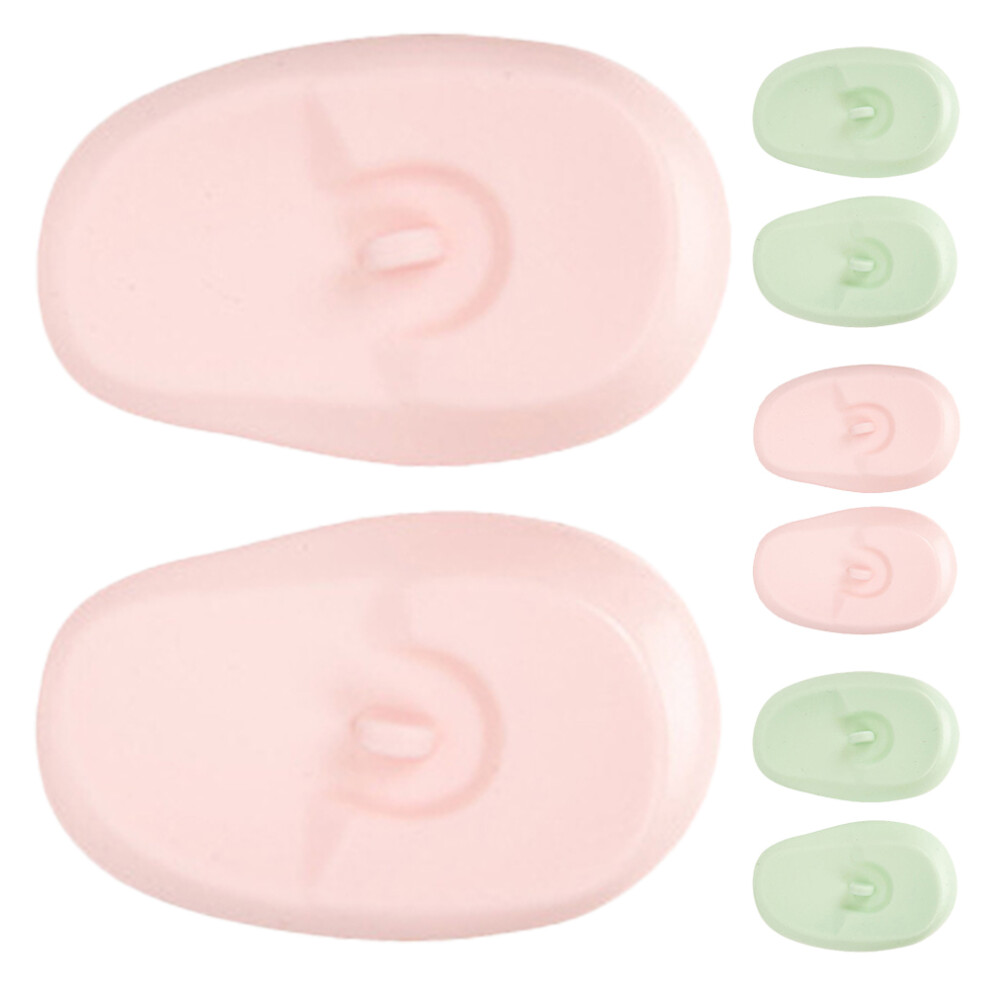 Aboofan 4 Pairs Reusable Silicone Ear Caps For Hair Dyeing And Heat Protection