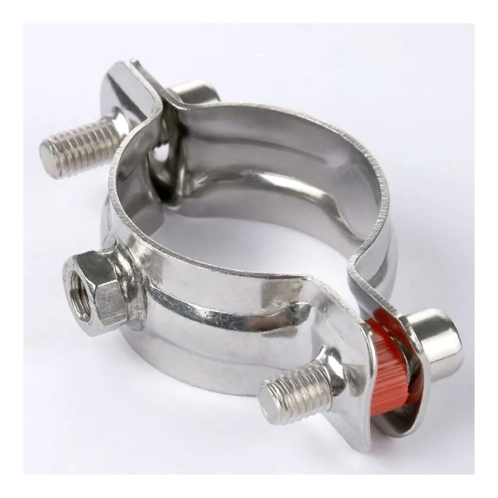 304 Stainless Steel Pipe Clamp Adjustable Tube Diameter M8x1.25mm Bracket For Homebrew Use 9339159831519