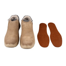 Paar Schlupfschuhe mit Stahlkappe und fester Sohle