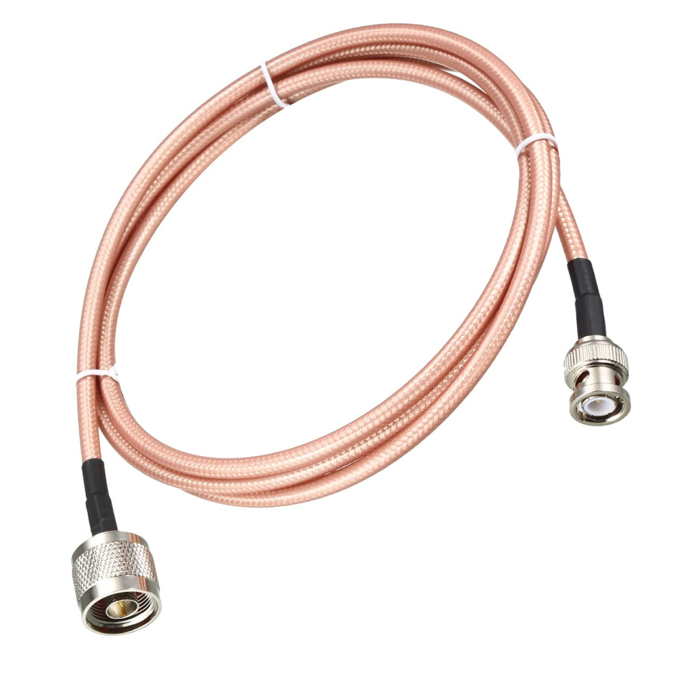Bnc To N Male Rg142 Coaxial Cable 6Ft 50 Ohm Low Loss Plated For Video Transmission Gold 9001264570057