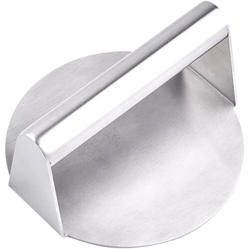 Stainless Steel Burger Press for Grill  RustProof Smash Burger Tool with Ergonomic Handle 2