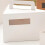 50 Pcs Triangle Cake Boxes with Handle for Cheesecake Pudding Sandwich Sushi Paper Containers 5