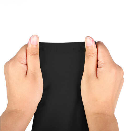 Συμπιεστικό μανίκι γάμπας, μαύρο, XXL, μείγμα Lycra Spandex, παρέχει αναπνεύσιμη, 2