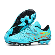 Kids Soccer Cleats Turf & Indoor Football Boots for Boys Girls Youth TF AG Training Sneakers Green 5 UK