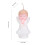 Κερί διακόσμησης τούρτας Angelic Sleeping Baby Design, υψηλής ποιότητας καθαρό κερί τροφίμων, 8