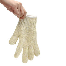 Guantes de cocina para manipulación de alimentos, guantes cómodos y resistentes a los cortes con tejido lavable a máquina, guantes reutilizables y