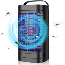 3 în 1, anti-țânțari non-toxic, insecticid electronic, atracție pentru lumină UV, tavă detașabilă ușor de curățat, acoperire largă de