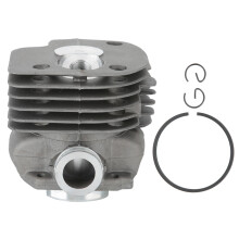 Cilindro de motosierra de 50 mm con fabricación profesional para piezas de motor de motosierra HUSQVARNA 362 365 371 372. La exquisita mano de obra