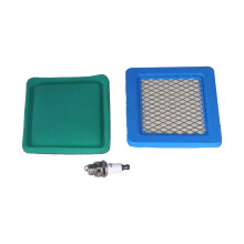 Vervangend luchtfilter voor grasmaaier, voorfilter compatibel met Briggs and Stratton 491588 399959 4915885, plat geplooid papieren filter met
