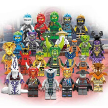 Set of 24 Ninja minifigures Kai Jay Sensei Wu Master building blocks Toys-Xin