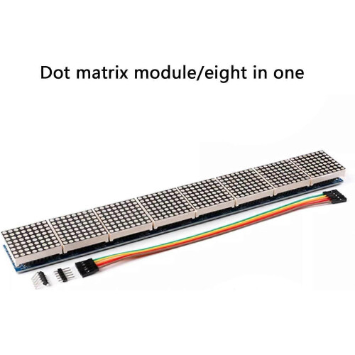 Efficient 8x8 LED Matrix Module 64 Dots Display for Arduino Electronic Projects, Compatible with Raspberry Pi 2