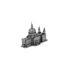 2025 St Paul's Cathedral London 3D Puzzle Metal Saint Paul's Cathedral Model Kit Architecture 3D Metal Puzzle for Adults 10.2 x 3.6 x 9.4 cm