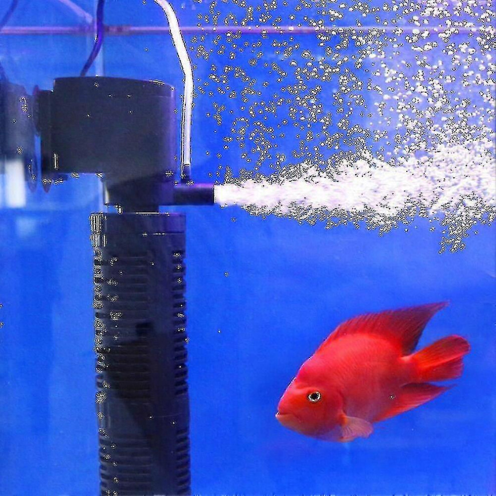 3 In 1 Silent Aeration Water Purifier Internal Pump Submersible Aquarium Filter Oxygen Pump Submersi