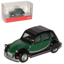Citroen 2CV Green Black Charleston 6 Duck 19491990 H0 1/87 Herpa Model Car