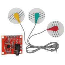 Heart Rate Monitor ECG Sensor Kit AD8232 Module with Electrode Wires DC3.3V