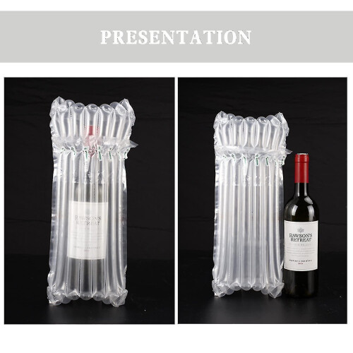 20 Pack Wine Bottle Protector Sleeves, Anti-shock Inflatable Wine Glass Bottle Packaging Protector Bag 2