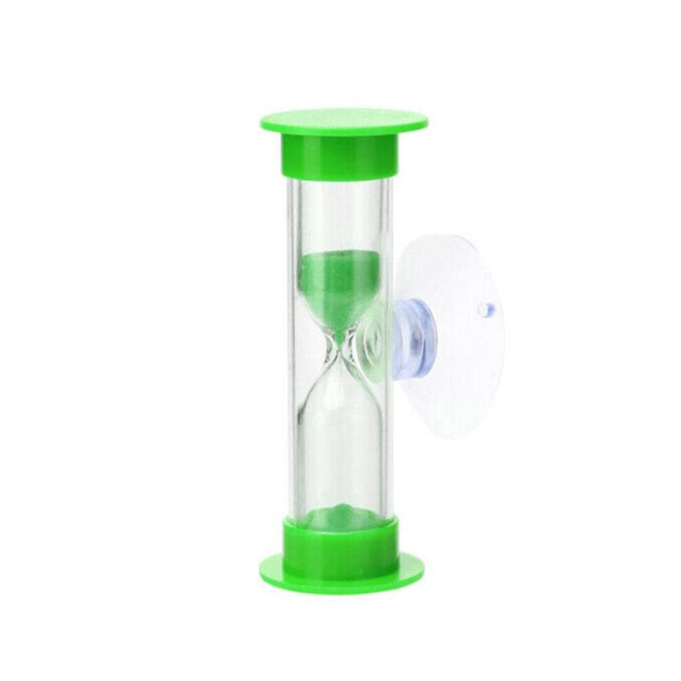 Sand Timer 2 Minute Hourglass with Suction Cup for Kids Teeth Brushing Bathroom Use