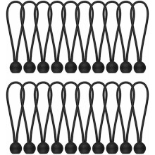 Cordes élastiques à boule sécurisées et polyvalentes, sangles d'arrimage robustes pour une utilisation intérieure et extérieure, sangles
