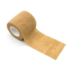 Självhäftande bandage för skadevård, poröst non-woven-tyg med lättrivbar design, elastiskt bandage för fotledsstöd, andningsbart material