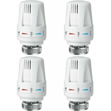 Radiatorkoppen met temperatuurregeling, hoogwaardige afwerking voor een lange levensduur van verwarmingstoestellen voor thuis of op kantoor.