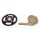 Αντισκωριακή αλυσίδα μοτοσικλέτας Kart ATV Mini, 41T, υψηλής ποιότητας χάλυβας, ομαλή 8