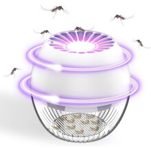 Innovative Outdoor Bug Zapper, Elegant Design For Home & Office, Energy-Efficient Insect Trap With Adjustable Brightness And Quiet Operation