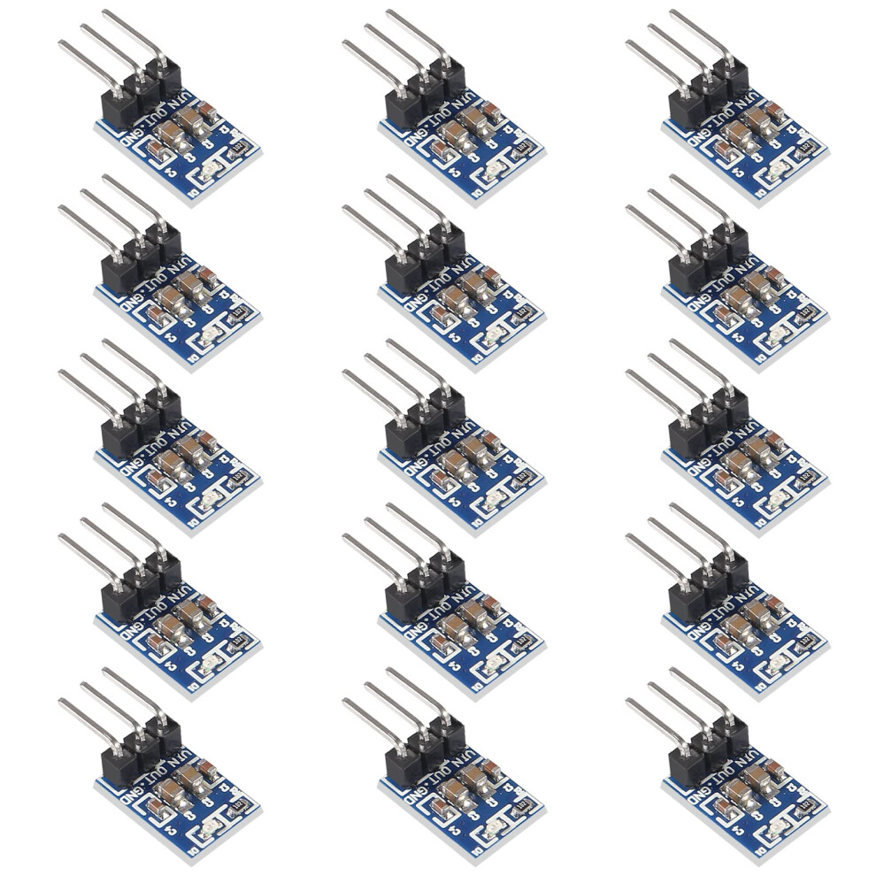 15Pcs Ams1117 3.3V Dcdc Step Down Buck Converter Module 5V To 3.3V 800Ma For Arduino Compatible Raspberry Pi Compatible 9001264571764