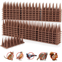 Pinchos antipalomas para protección exterior, dispositivo antinido de pájaros para evitar que aniden, pinchos antipalomas mejorados con púas de