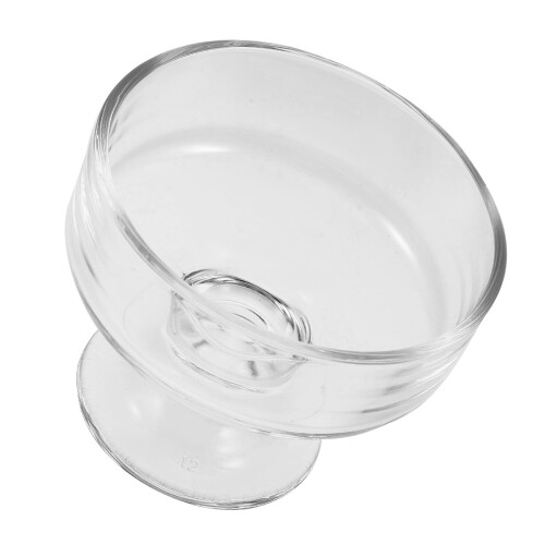 220ml Crystal Dessert Cup with Footed Base for Ice Cream, Pudding, Fruit Trifle and Yogurt