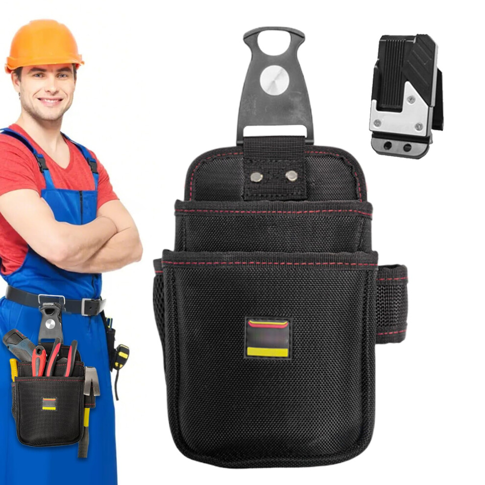 Tool Belt Waist Tool Bag Multicompartment Organizer With Ergonomic Support For Electricians And Carpenters 9323874617305